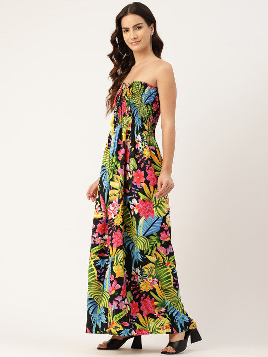 Women's Floral Print Maxi Dress